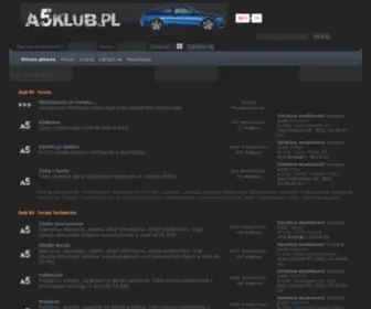 A5Klub.pl(Audi A5 Klub Polska) Screenshot