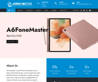 A6Fonemastermaccesfield.com(Best Phone Repair Shop Macclesfield & Hazelgrove) Screenshot