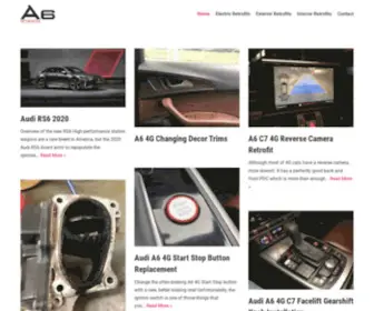 A6Retrofits.com(A site dedicated to all the retrofits I've made to my Audi A6) Screenshot