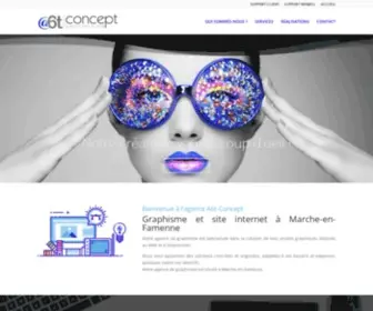 A6T-Concept.net(Création site internet) Screenshot