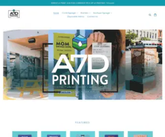 A7Dprinting.com(A7D Printing Services) Screenshot