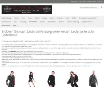 A900.de(Lederbekleidung, Lederhose, Lederjacke, Schuhe, Stiefel, Boots) Screenshot