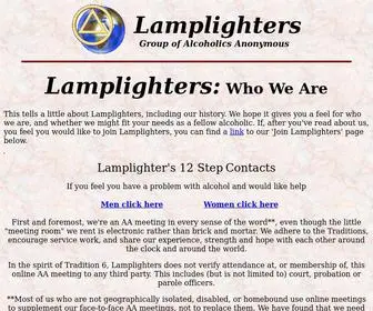 AA-Lamplighters.org(Lamplighters Group of Alcoholics) Screenshot