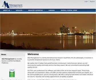 AA-Management.com(A&A Management) Screenshot