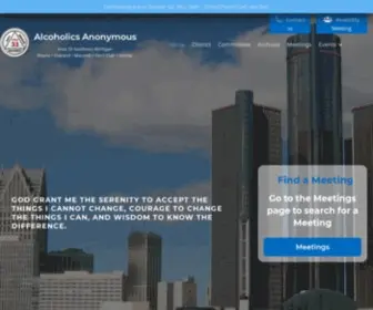 AA-Semi.org(Alcoholics Anonymous) Screenshot