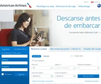 AA.com.pe(American Airlines) Screenshot
