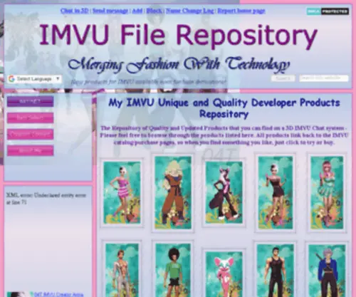 AA1.net(IMVU New Virtual Products) Screenshot