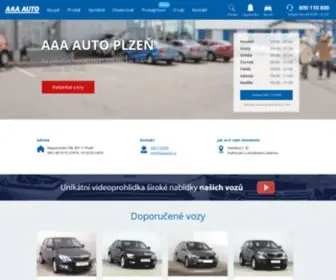 AAA-Auto-Plzen.cz(AAA AUTO auto bazar) Screenshot