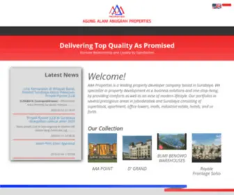 AAA-Properties.com(Agung Alam Anugrah Properties) Screenshot