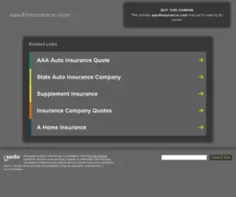 AAA4Insurance.com(AAA4Insurance) Screenshot