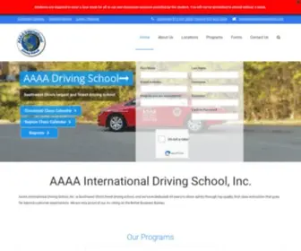 AAAAdrivingschool.com(AAAA International Driving School) Screenshot