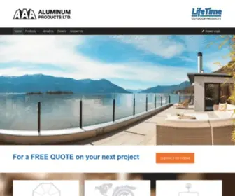 AAAAluminumproducts.com(AAA Aluminum) Screenshot