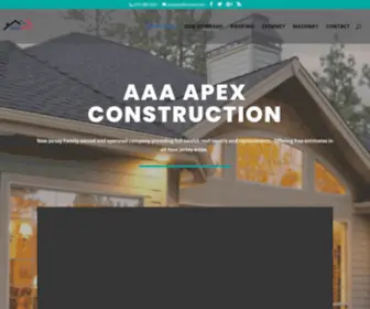 AAAApexconstruction.com(AAA APEX Construction) Screenshot