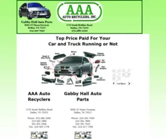 AAAAutorecycler.com(AAA Auto Recyclers) Screenshot