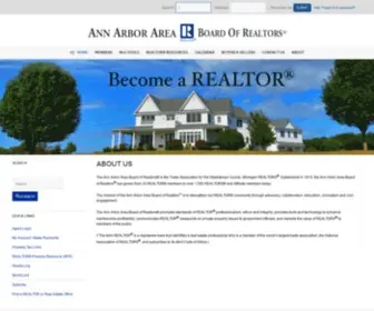 AAAbor.com(Overview of what the XYZ Association of REALTORS) Screenshot