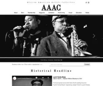 AAAC-KC.com(African American Artists Collective) Screenshot