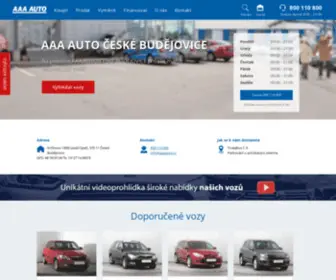 AAAceskebudejovice.cz(AAA Auto České Budějovice) Screenshot