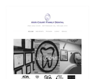 AAAcourtfamilydental.org(AAA Court Family Dental) Screenshot