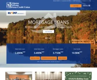 AAAcu.com(Alpena Alcona Area Credit Union) Screenshot