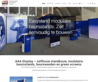 AAAdisplay.com(Modulaire beursstand) Screenshot