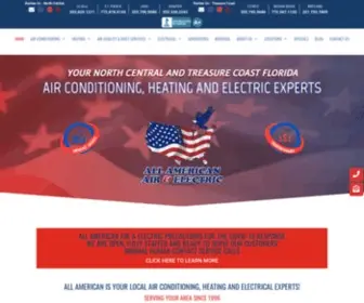AAAeinc.com(AC & Heating Company in North Central and Treasure Coast FL) Screenshot
