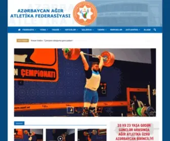 AAAF.az(Azərbaycan Ağır Atletika Federasiyası) Screenshot