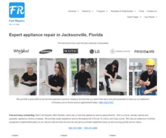 AAAfastrepairs.com(5-star rated appliance repair company) Screenshot