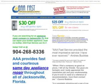 AAAfastsvc.com(AAA Appliance Service and Repair) Screenshot