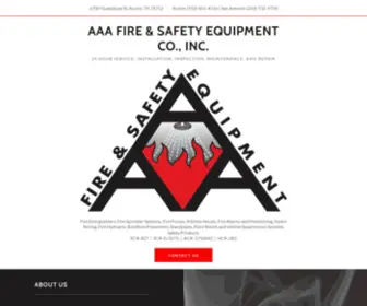 AAAfiresafety.com(AAA Fire & Safety Equipment Co) Screenshot