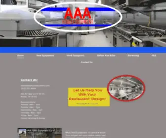 AAAfoodequipment.com(AAA Food Equipment) Screenshot