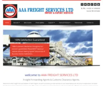 AAAfreightservices.com(Customs Clearance Agents UK) Screenshot