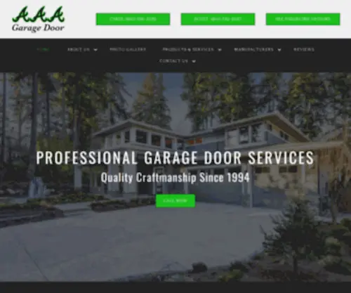 AAAgaragedoorinc.com(AAA Garage Door) Screenshot