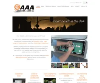 AAAgeneratorandlawn.com(AAA Generator & LawnGenerator) Screenshot