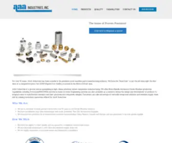 AAAind.com(Specialists in high volume production components) Screenshot