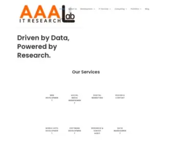 AAAitresearchlab.com(AAA IT Research Lab) Screenshot