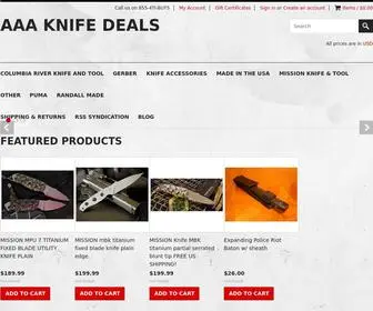 AAAknifedeals.com(AAA KNIFE DEALS) Screenshot