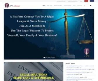 AAAlegal.com(AAA LEGAL) Screenshot