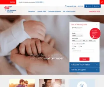 AAAlife.com(AAA Life Insurance Company) Screenshot
