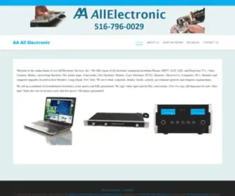 AAAllelectronic.com(East Meadow AA All Electronics Long Island) Screenshot