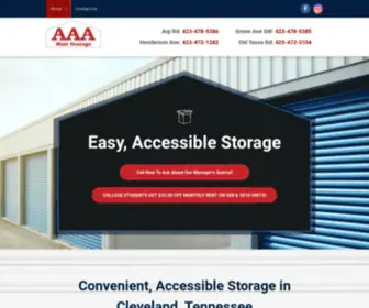 AAAministorage.com(AAA Mini Storage) Screenshot