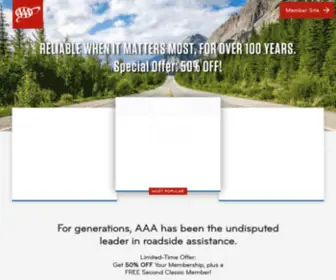 AAAoklahoma.com(AAA covers you on and off the road) Screenshot