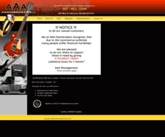 AAApawnbrokers.com(Vancouver Quick Cash and Instant Loan Information by AAA Pawnbrokers) Screenshot