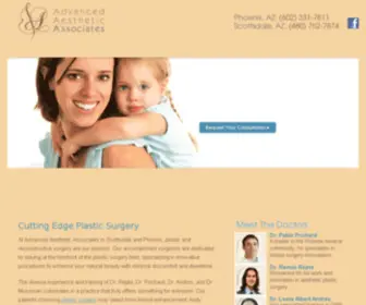 AAAplasticsurgery.com(Scottsdale plastic surgery) Screenshot