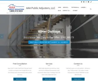 AAApublicadjusters.com(AAA Public Adjusters of PA & NJ) Screenshot