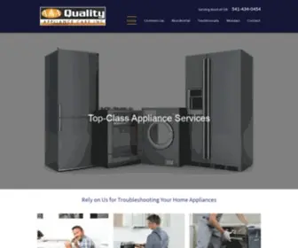 AAAqualityappliancecare.com(Repair Contractor) Screenshot