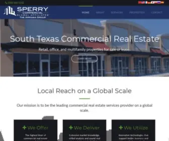 AAAre.com(Sperry Commercial Real Estate in McAllen) Screenshot