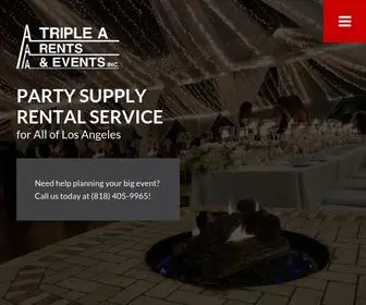 AAArents.com(Party Rentals) Screenshot