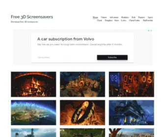 AAAscreensavers.com(Free 3D Screensavers) Screenshot