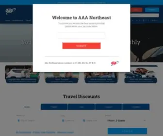 AAAsne.com(AAA Northeast) Screenshot