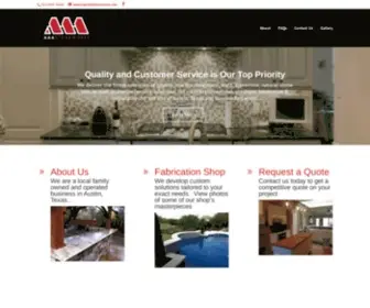 AAAstoneworks.com(AAA Stoneworks) Screenshot